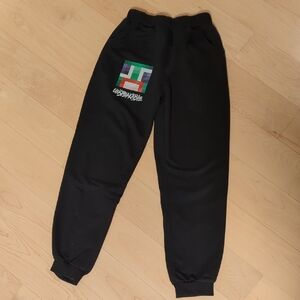 Kids Minecraft Black Jogger Pants